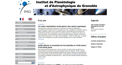 Desktop Screenshot of ipag.osug.fr